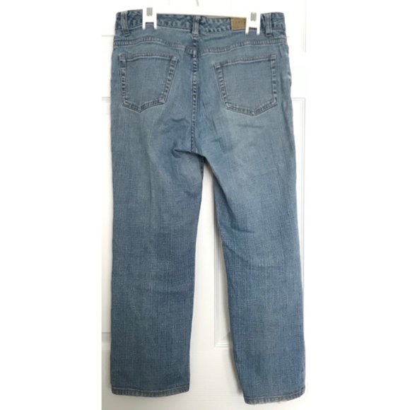 Vintage SOMEWHERE Light Blue Denim Jean Pants Size 8 MISSING BUTTON - Picture 3 of 12